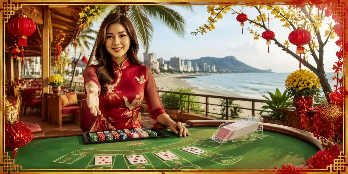 Người chơi Vũng Tàu vừa uống cà phê vừa xem kết quả xổ số và baccarat